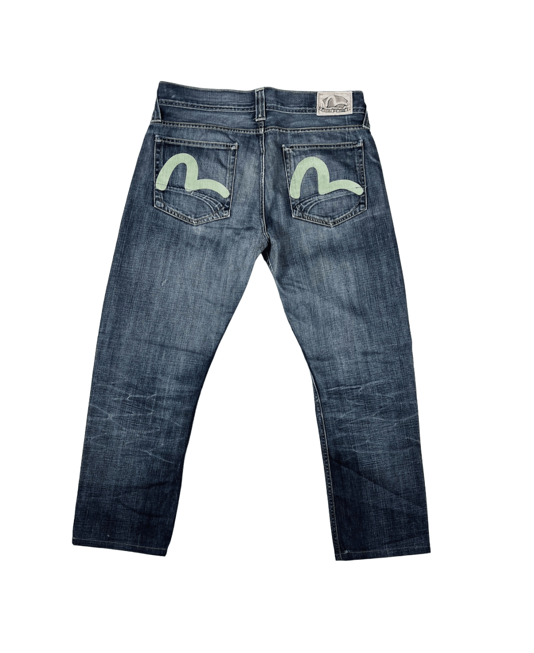 image of Evisu Denim Jeans 34/34 in Navy, Men's