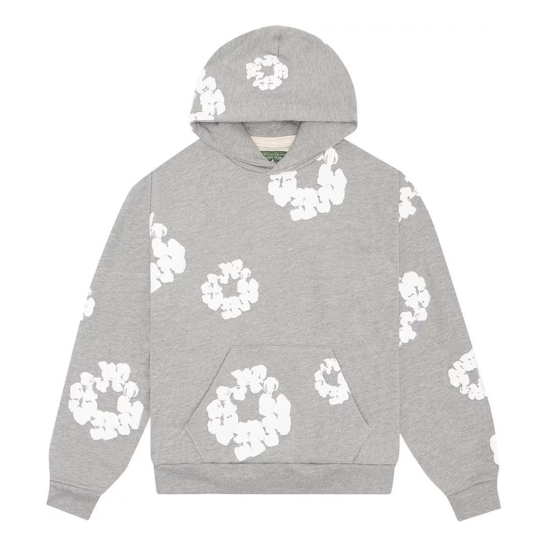 DENIM TEARS Grey Cotton Wreath Sweatshirt Size US XL / EU 56 / 4 - 1 Thumbnail