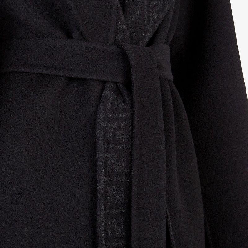 Fendi o1loc1c0426 Coat in Black Size XL / US 12-14 / IT 48-50 - 3 Thumbnail