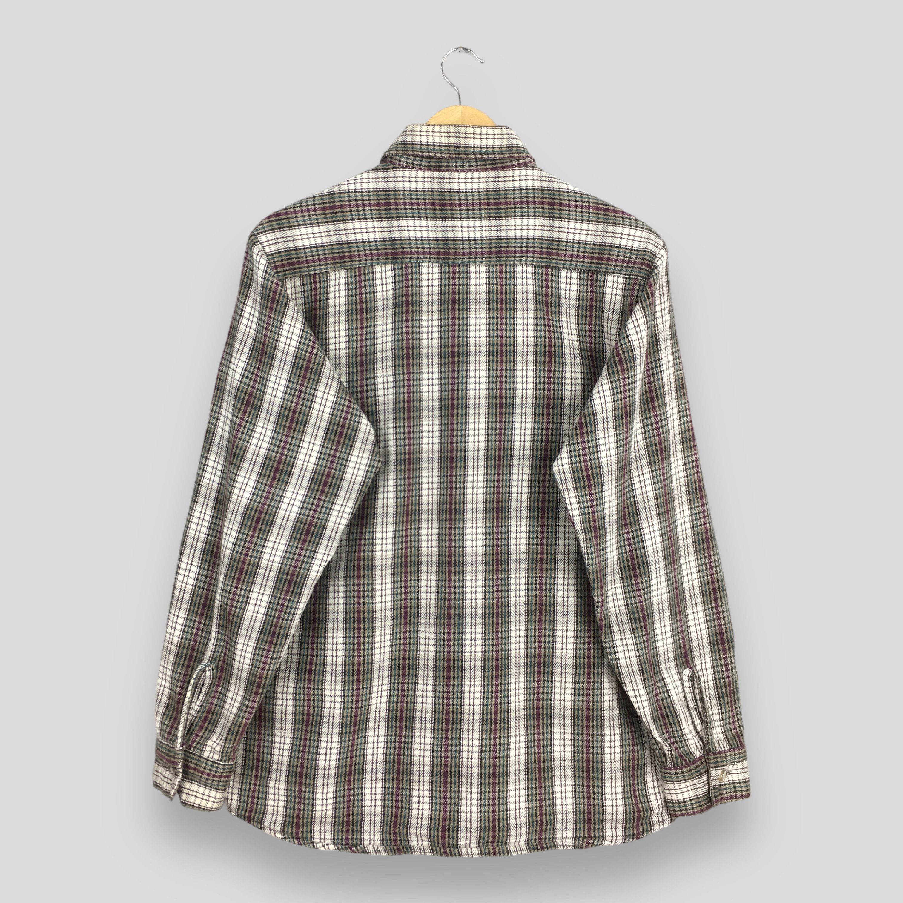 FiveBrother Vintage 80's Five Brother Flannel Shirt Medium Size US M / EU 48-50 / 2 - 6 Thumbnail