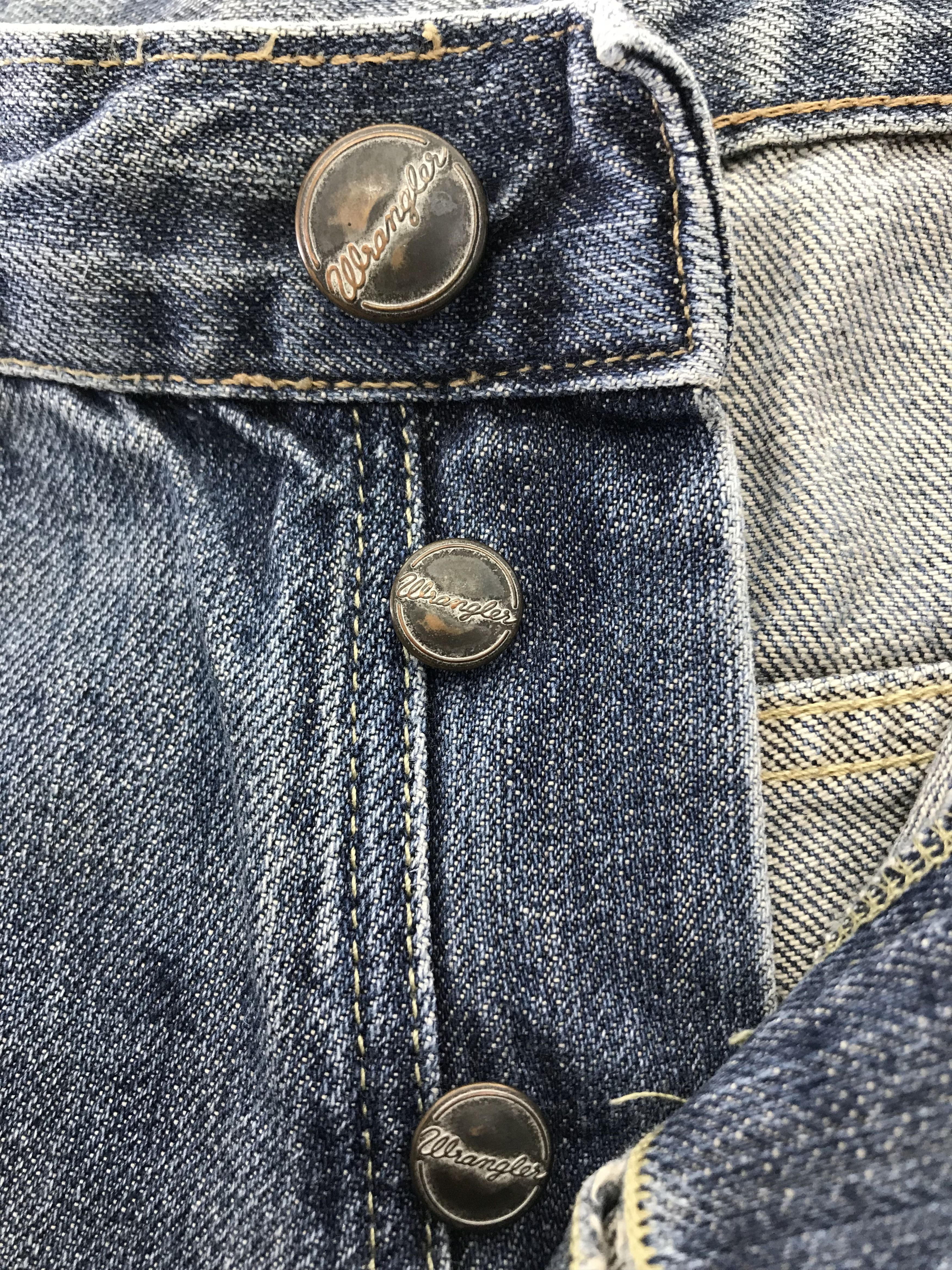 Wrangler Vintage Wrangler Fly Buttons Flare Jeans Size US 35 - 11 Thumbnail