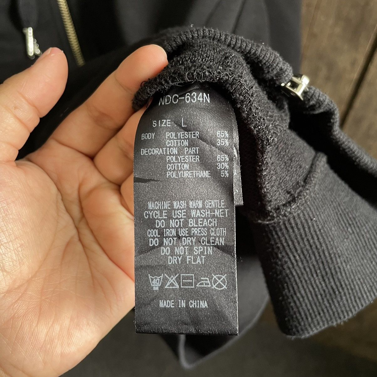 Number (N)ine Number (N)ine Zipper Hoodie Size US L / EU 52-54 / 3 - 5 Thumbnail