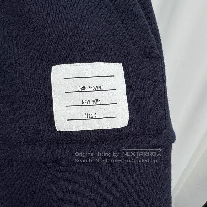 Thom Browne Thom Browne Dark Blue Zip-Up Sweatshirt Size US M / EU 48-50 / 2 - 5 Thumbnail