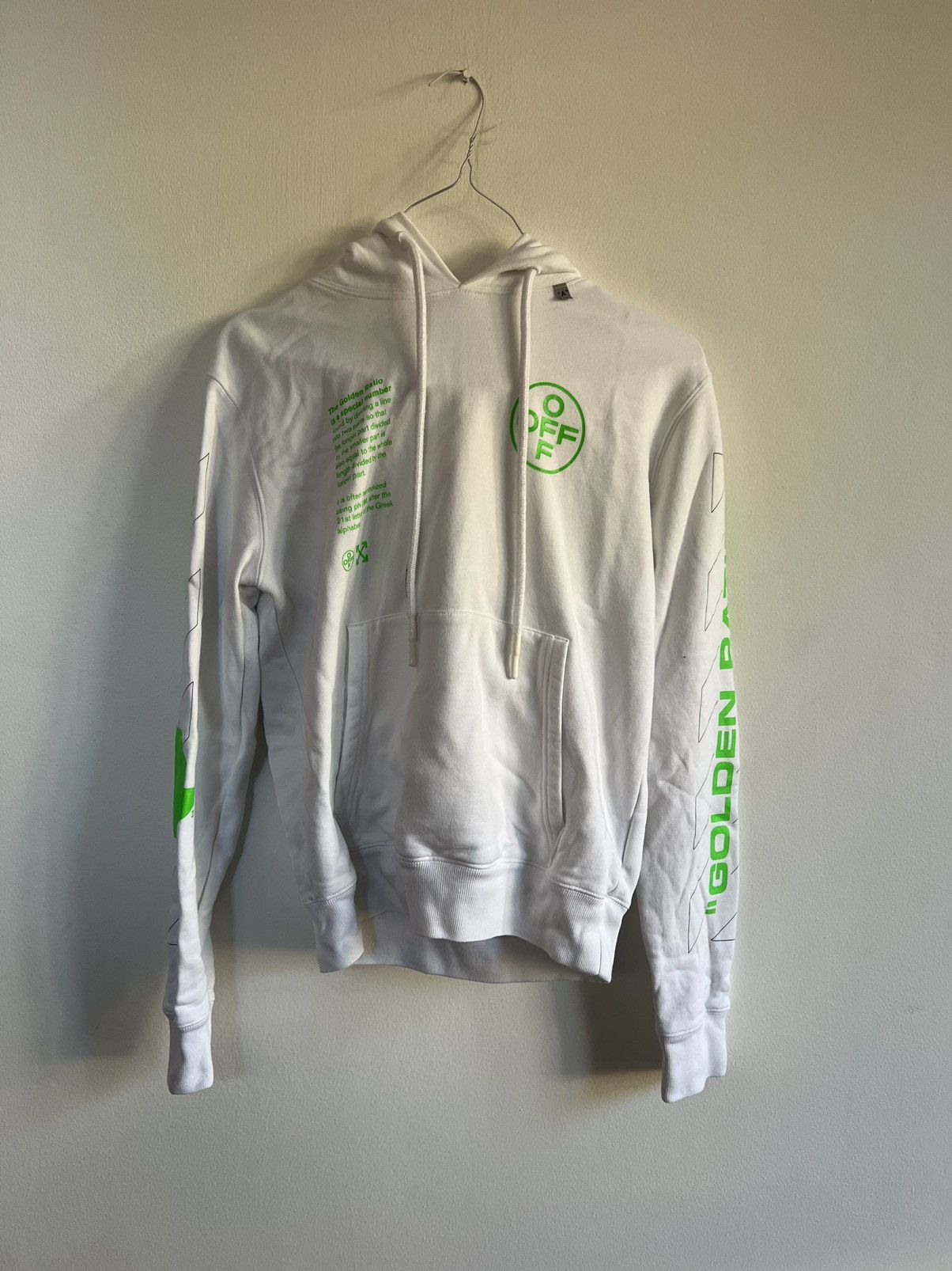 Off-White Off white golden ratio hoodie Size US S / EU 44-46 / 1 - 3 Thumbnail