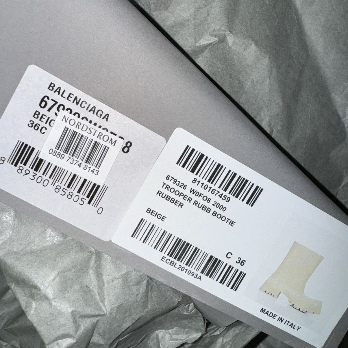 Balenciaga Balenciaga Beige Trooper boots Size US 6 / EU 39 - 7 Thumbnail