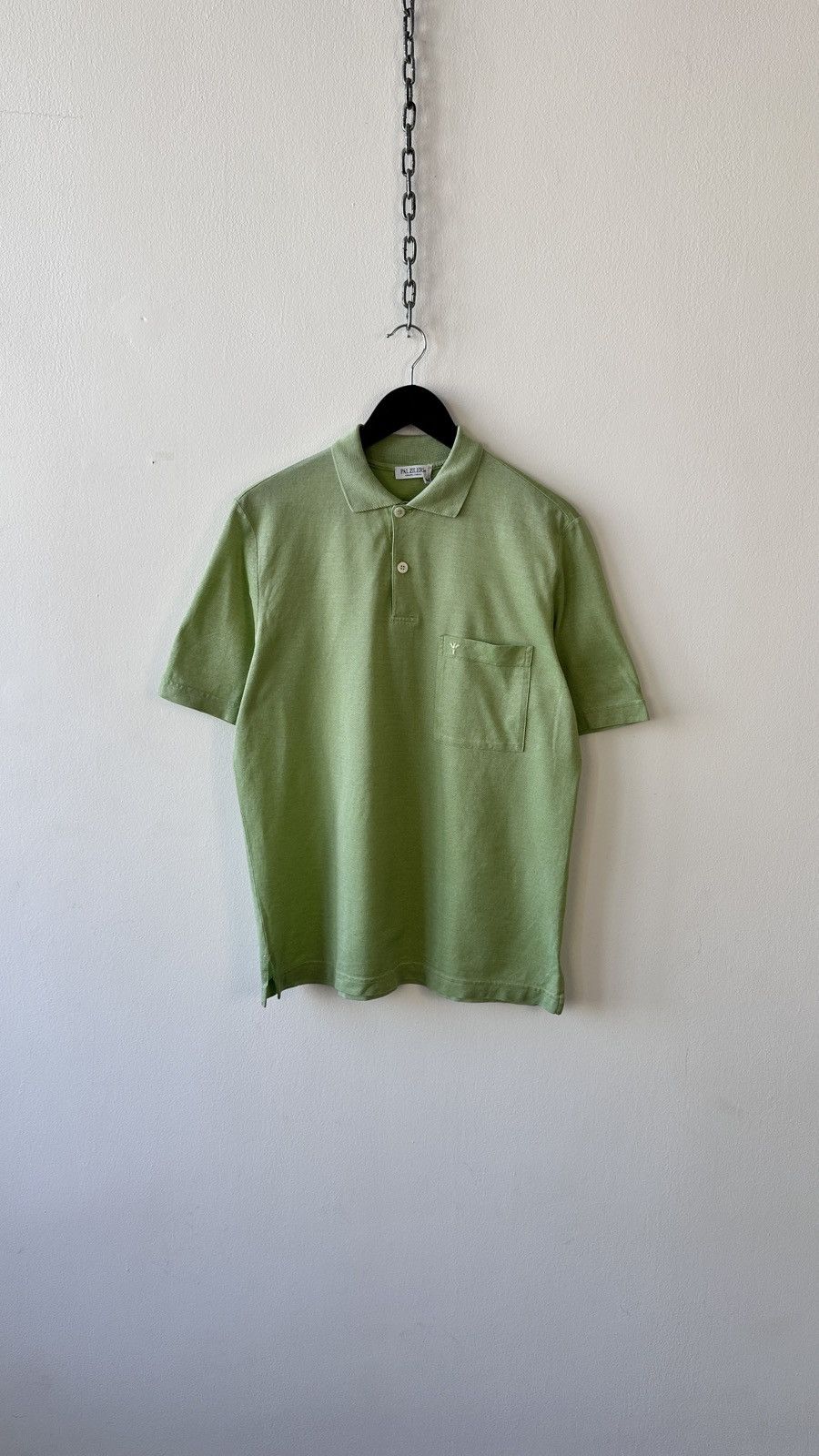 Pal Zileri Pal Zileri Gruppo Forall Polo Shirt Green Italy Luxury Size US M / EU 48-50 / 2 - 2 Thumbnail