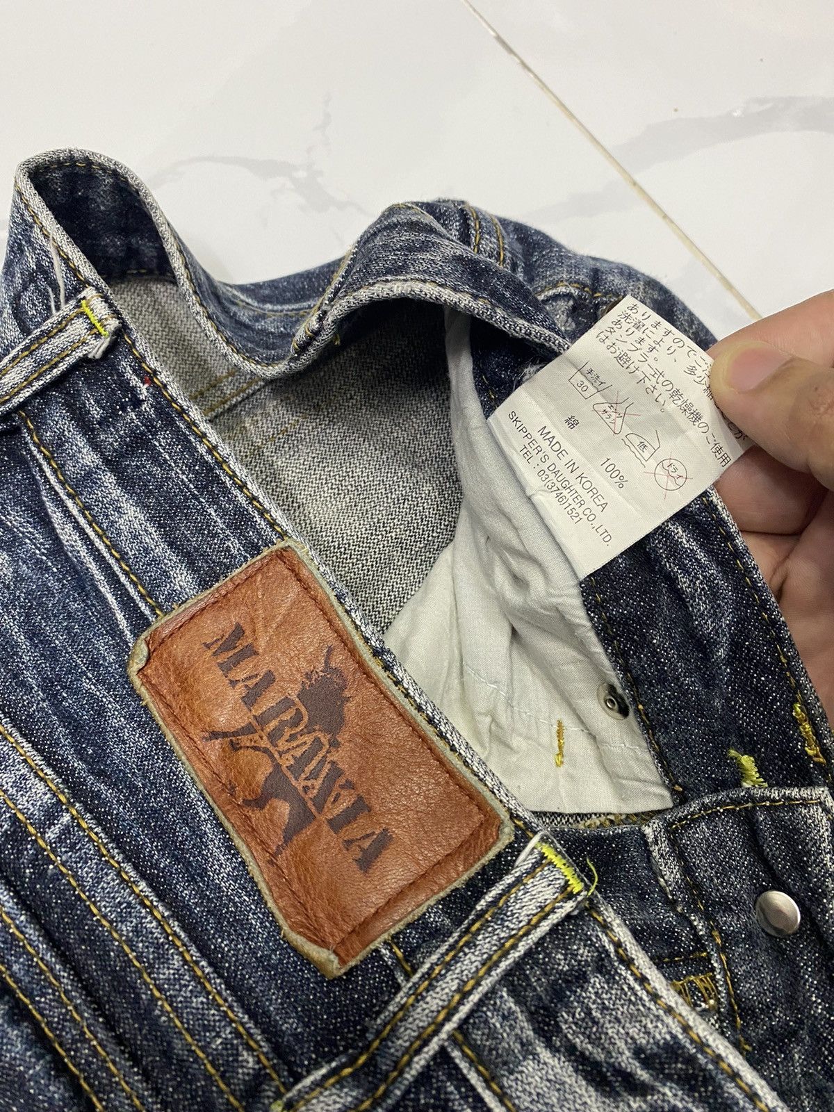 Hysteric Glamour × Japanese Brand 🔥RARE RIPS MARAXIA DISTRESSED DENIM JEANS Size 27" / US 4 / IT 40 - 9 Thumbnail