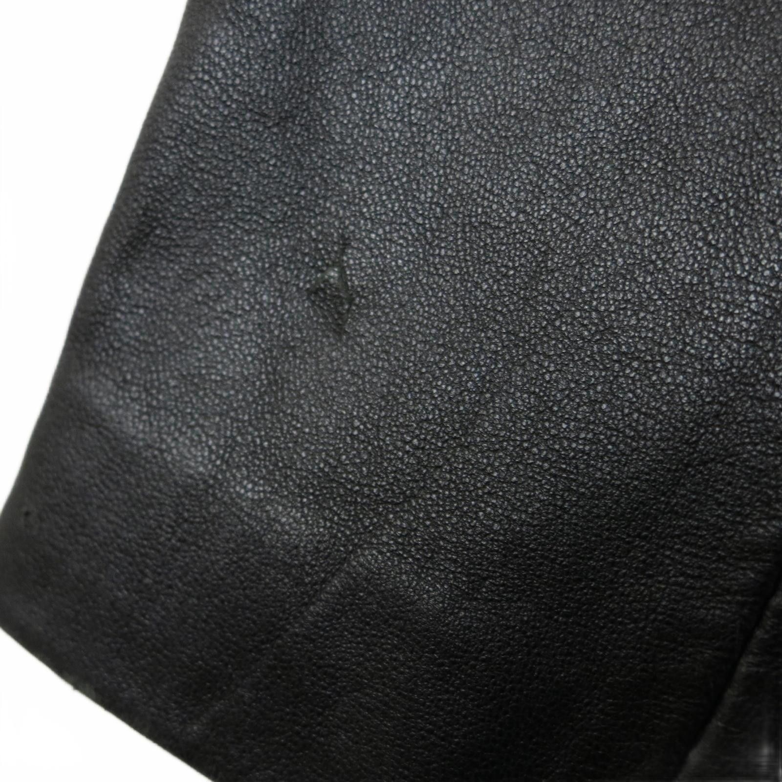 Other Charles Klein Black Leather Button-Up Jacket Women's M Size M / US 6-8 / IT 42-44 - 7 Thumbnail