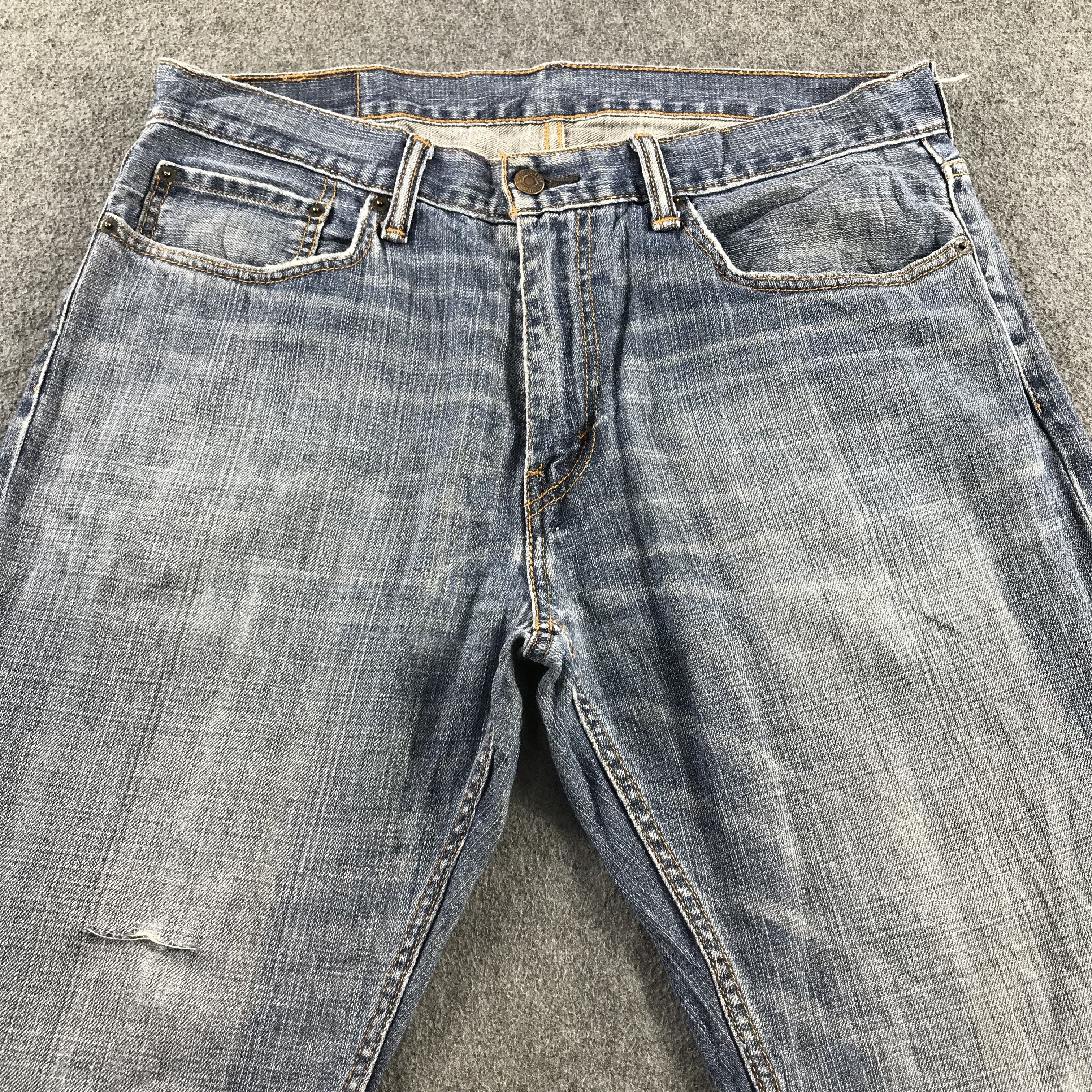 Levi's Levis 559 Jeans Blue Wash Denim KJ3417 Size US 34 / EU 50 - 3 Thumbnail