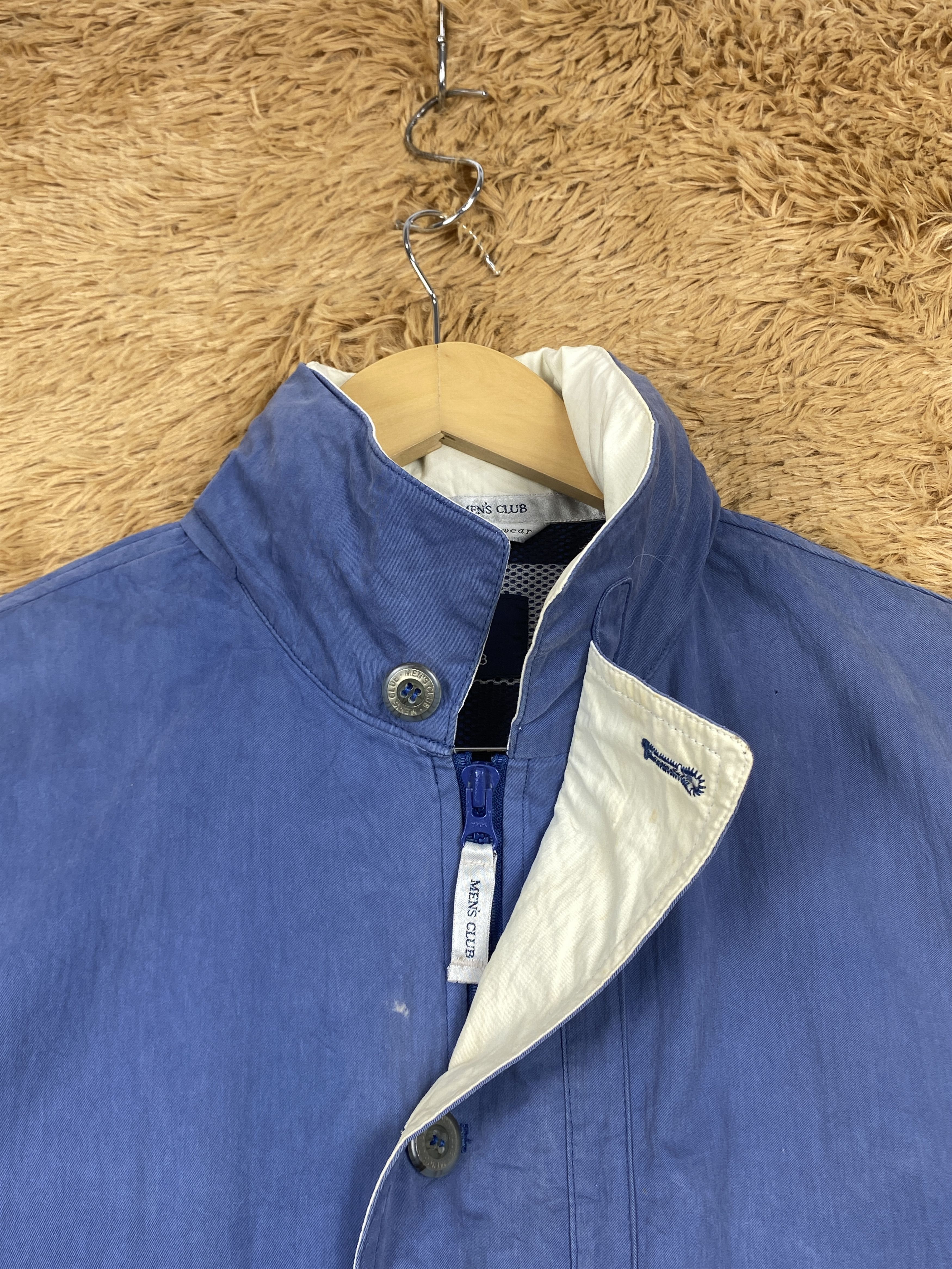Japanese Brand Vintage Men's Club Zip Up Faded Jacket J1768 Size US M / EU 48-50 / 2 - 3 Thumbnail