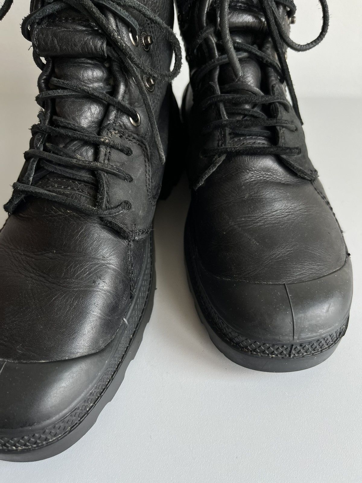 Neil Barrett Neil Barrett x Palladium AW11 shearling leather combat boots Size US 8 / EU 41 - 10 Thumbnail