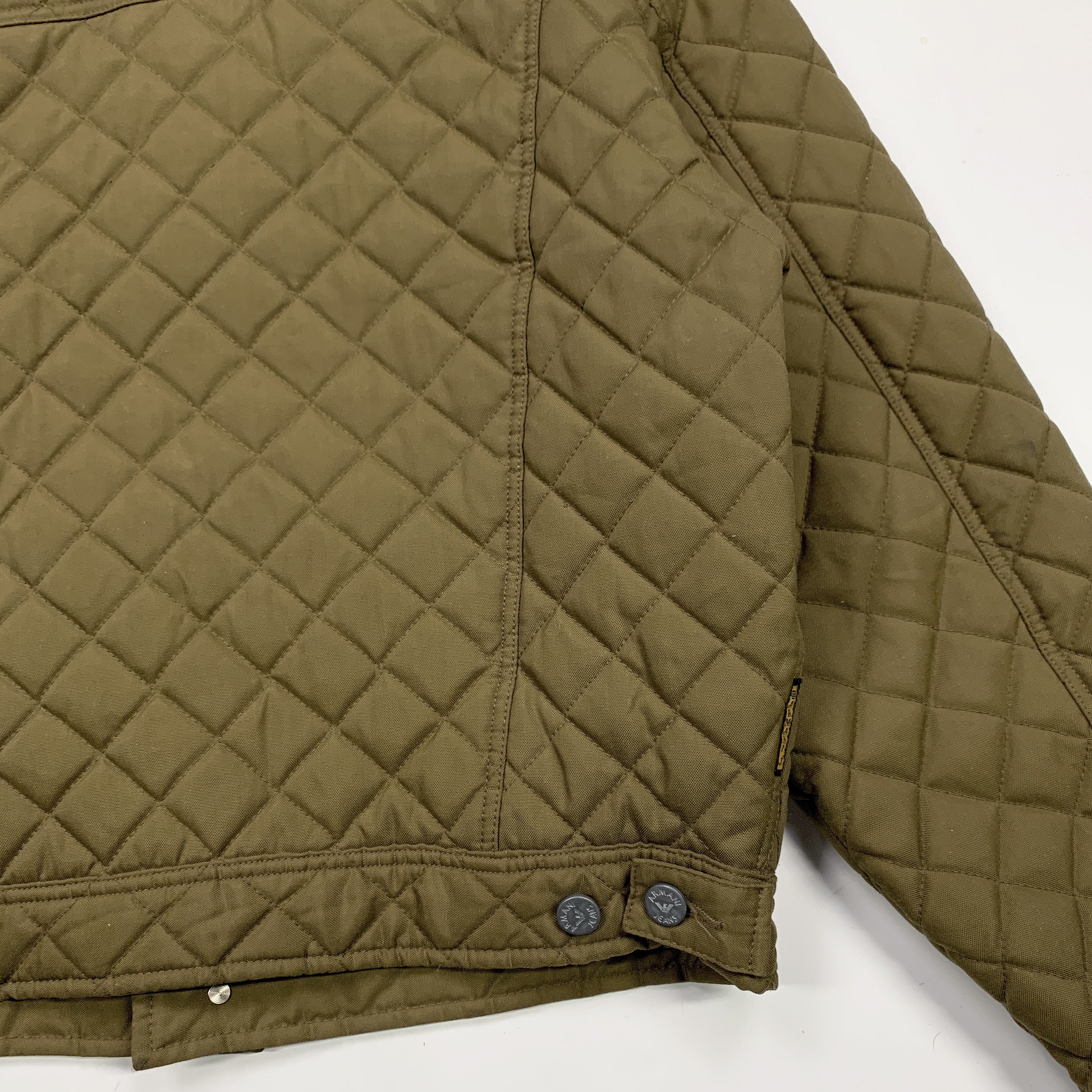 Armani 90s Quilted Nylon Trucker Jacket Size US M / EU 48-50 / 2 - 5 Thumbnail