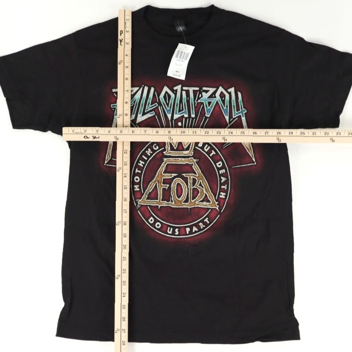 Hot Topic Hot Topic Fall Out Boy Solid T-Shirt Black Men's M Shirt Mens M Black Fall Out Boy Size US M / EU 48-50 / 2 - 3 Thumbnail