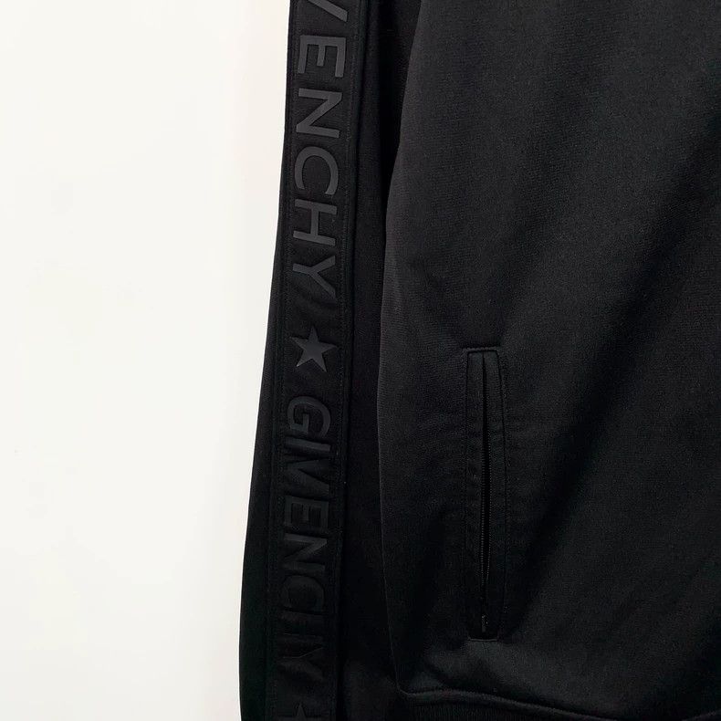 Givenchy Givenchy Size42 Black Side Logo Letter Stand Collar Jacket Size US M / EU 48-50 / 2 - 4 Thumbnail
