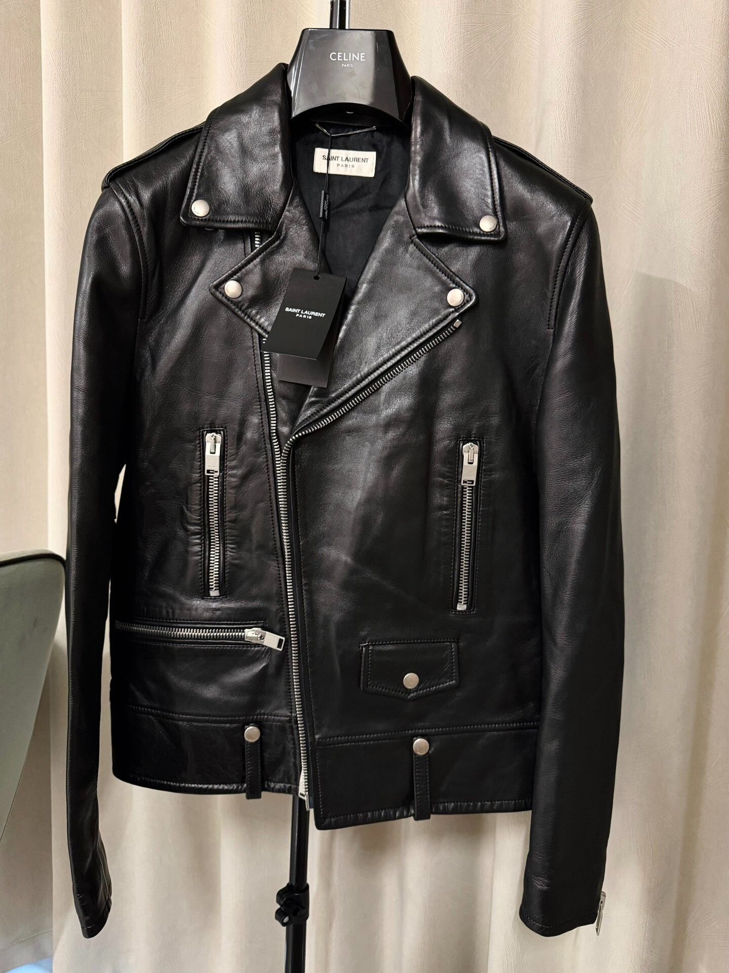 Saint Laurent Paris Saint Laurent L01 Leather Jacket Size US M / EU 48-50 / 2 - 1 Thumbnail