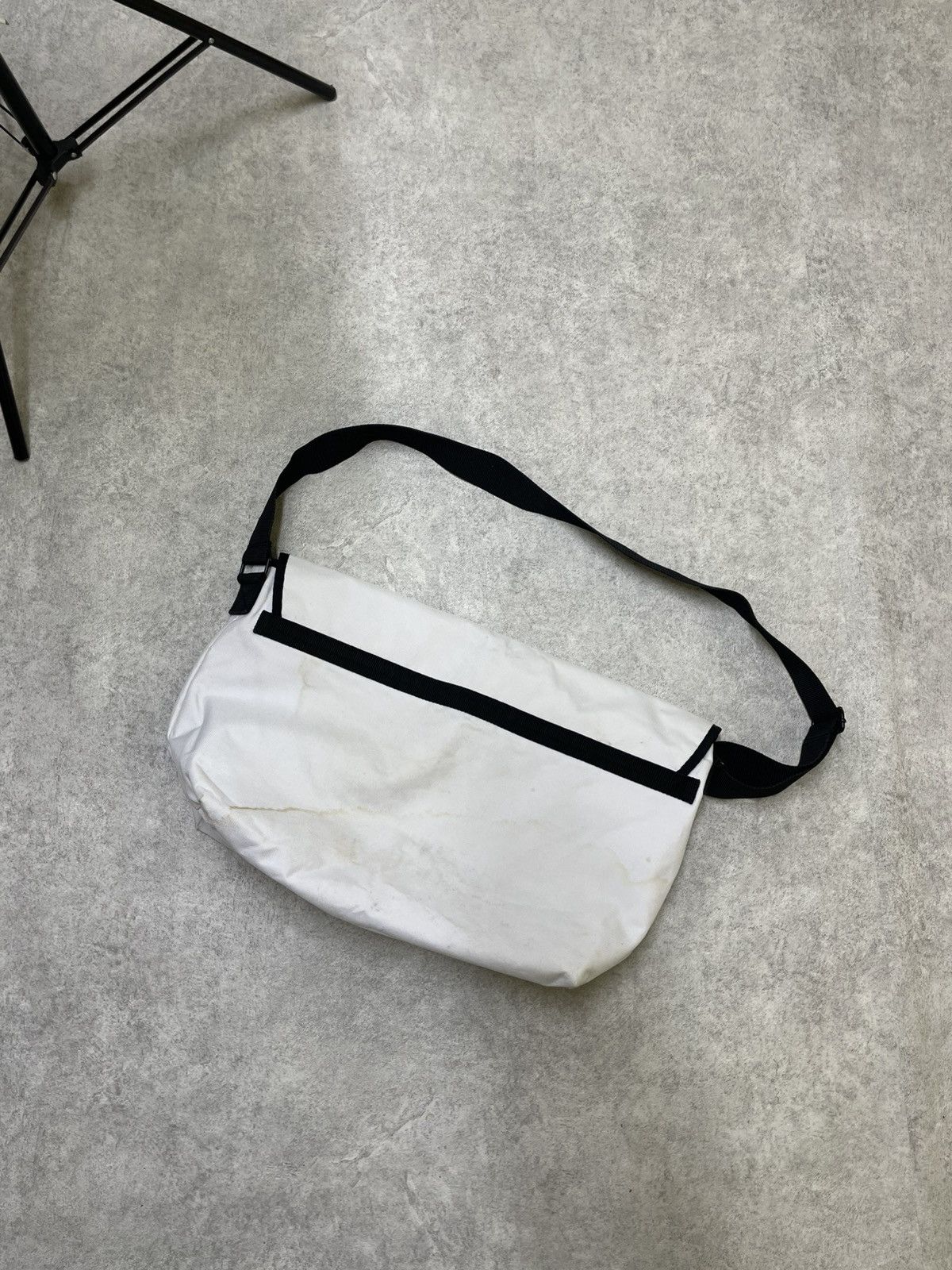 Japanese Brand × Polo Ralph Lauren × Vintage Polo Sport Ralph Lauren Tactical Messenger Bag — Clean White Size ONE SIZE - 9 Thumbnail