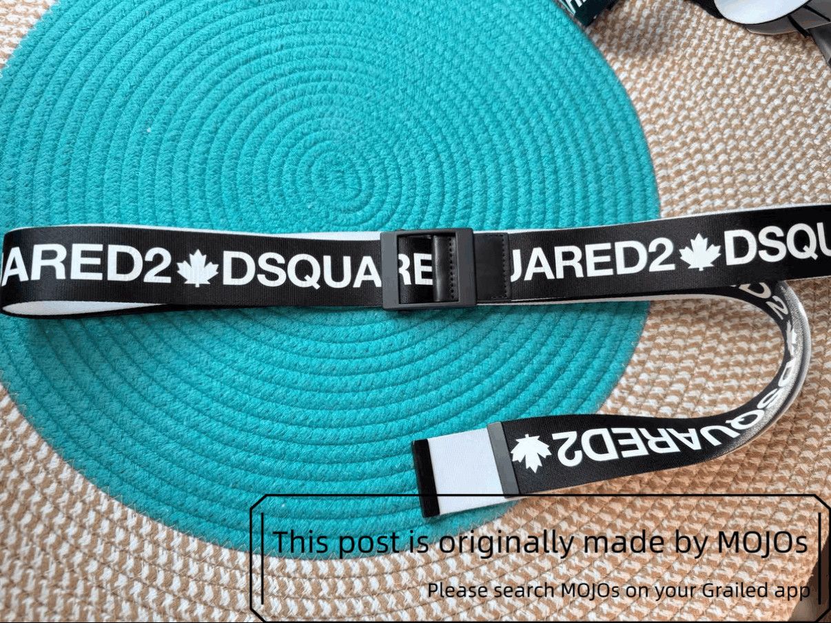 Dsquared2 Dsquared2 White Logo Belt mojos733 Size ONE SIZE - 2 Thumbnail