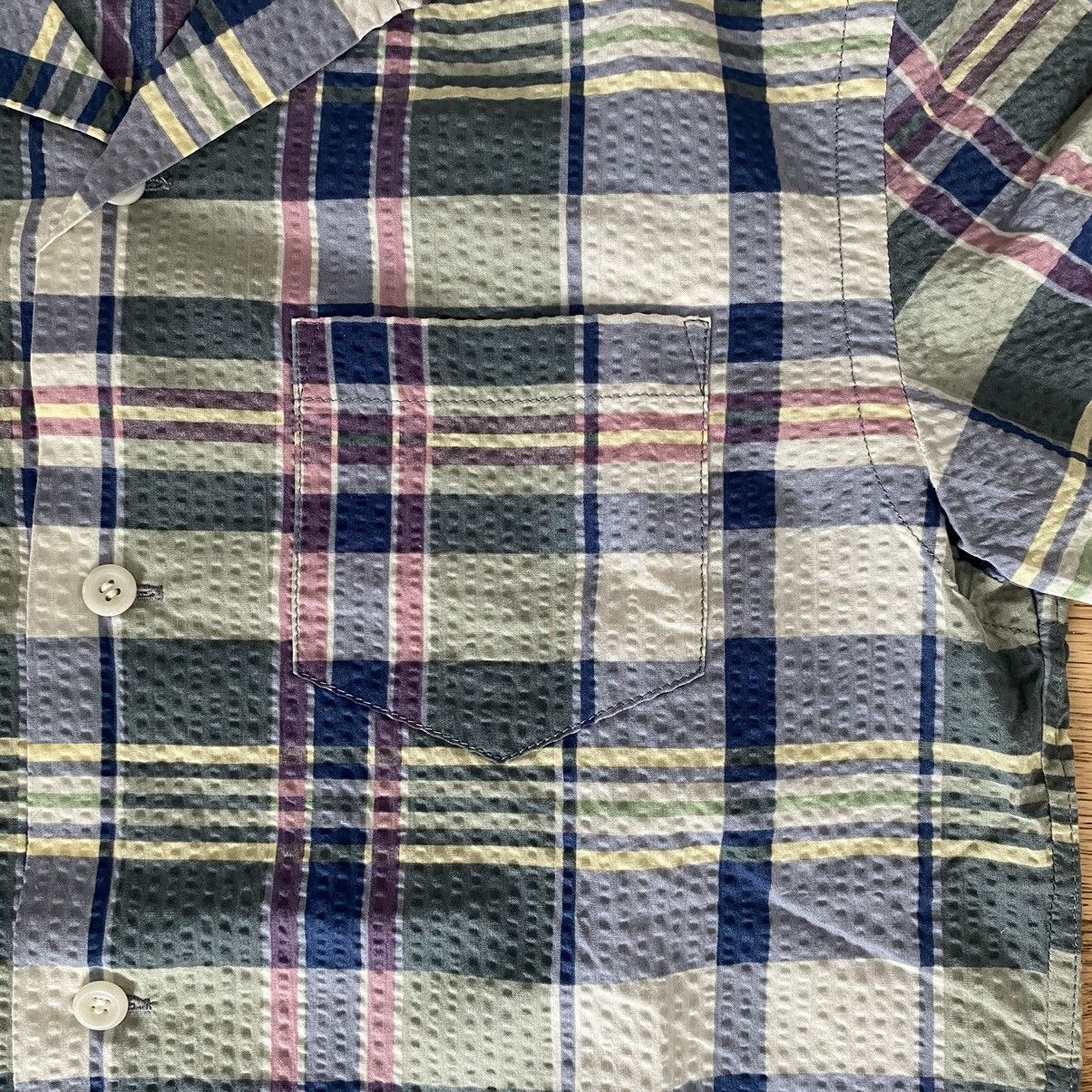 RRL Ralph Lauren RRL Double RL Ralph Lauren Plaid Madras Seersucker Workwear Size US XS / EU 42 / 0 - 2 Thumbnail