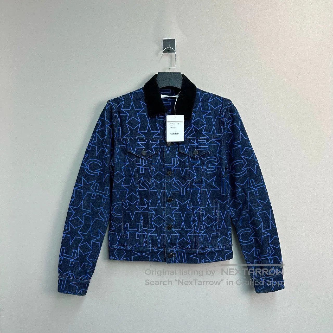 Givenchy givenchy star print denim jacket in blue. Size US M / EU 48-50 / 2 - 1 Thumbnail