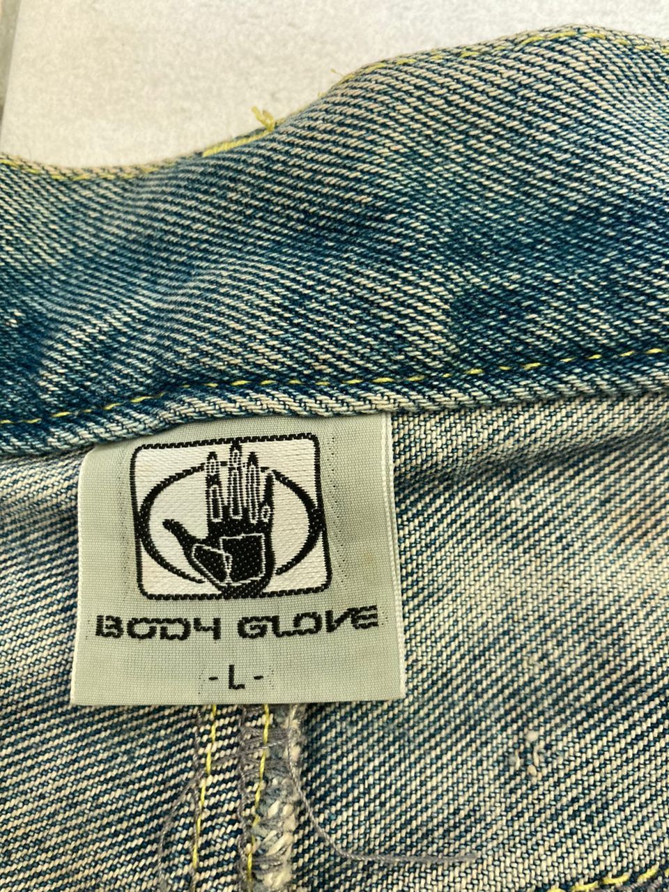 Hysteric Glamour Vintage Surf Distressed Denim Body Glove Surf Size US 33 - 10 Thumbnail
