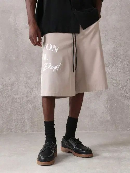 Jean × Vintage Streetwear sports Y2K Drip shorts Size US 36 / EU 52 - 3 Thumbnail