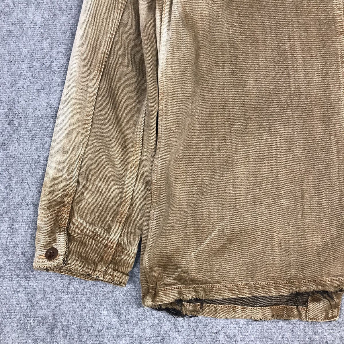 Japanese Brand × Spellbound SPELLBOUND CHORE DISTRESSED BROWN SUN FADED BUTTON JACKET Size US M / EU 48-50 / 2 - 9 Thumbnail