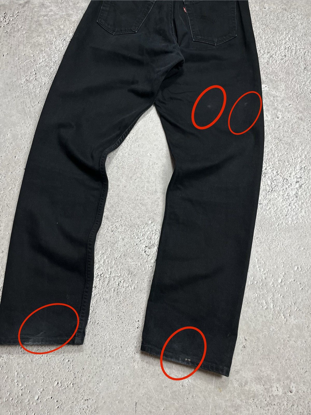 Levi's Levi’s 522 Black Jeans W32 L34 Straight Fit Made in Poland Size US 32 / EU 48 - 3 Thumbnail