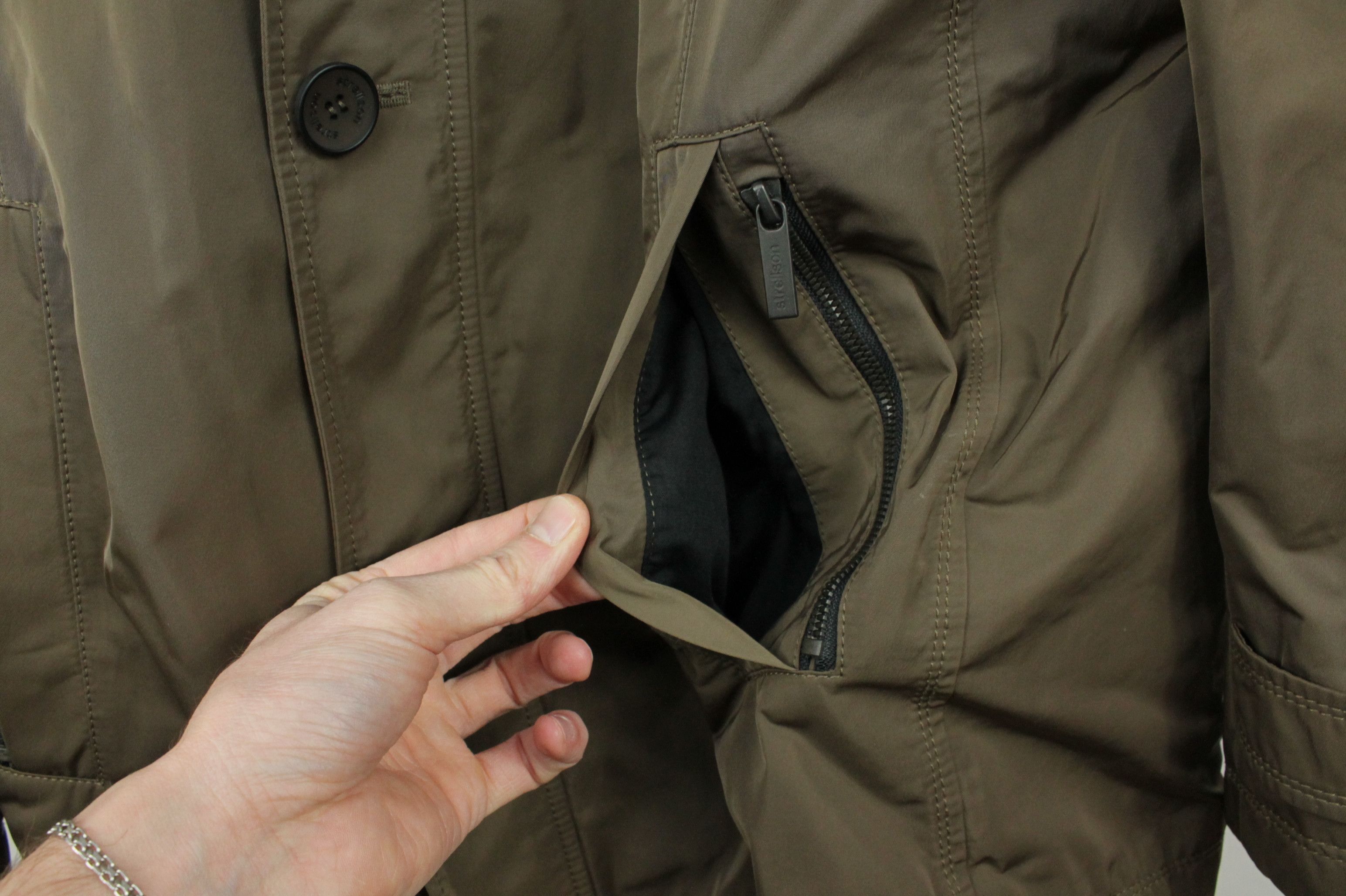 Strellson Strellson Overo Khaki Technical Trench Coat Jacket Men's Size US M / EU 48-50 / 2 - 6 Thumbnail