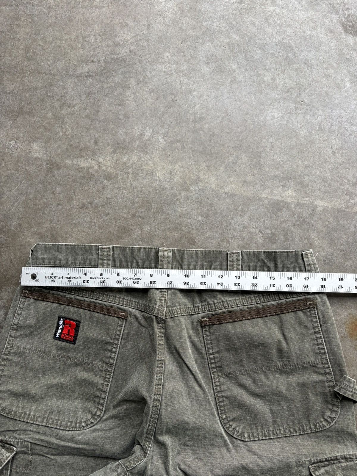 Wrangler Vintage Wrangler Riggs Cargo Carpenter Workwear Green Pants Size US 36 / EU 52 - 6 Thumbnail
