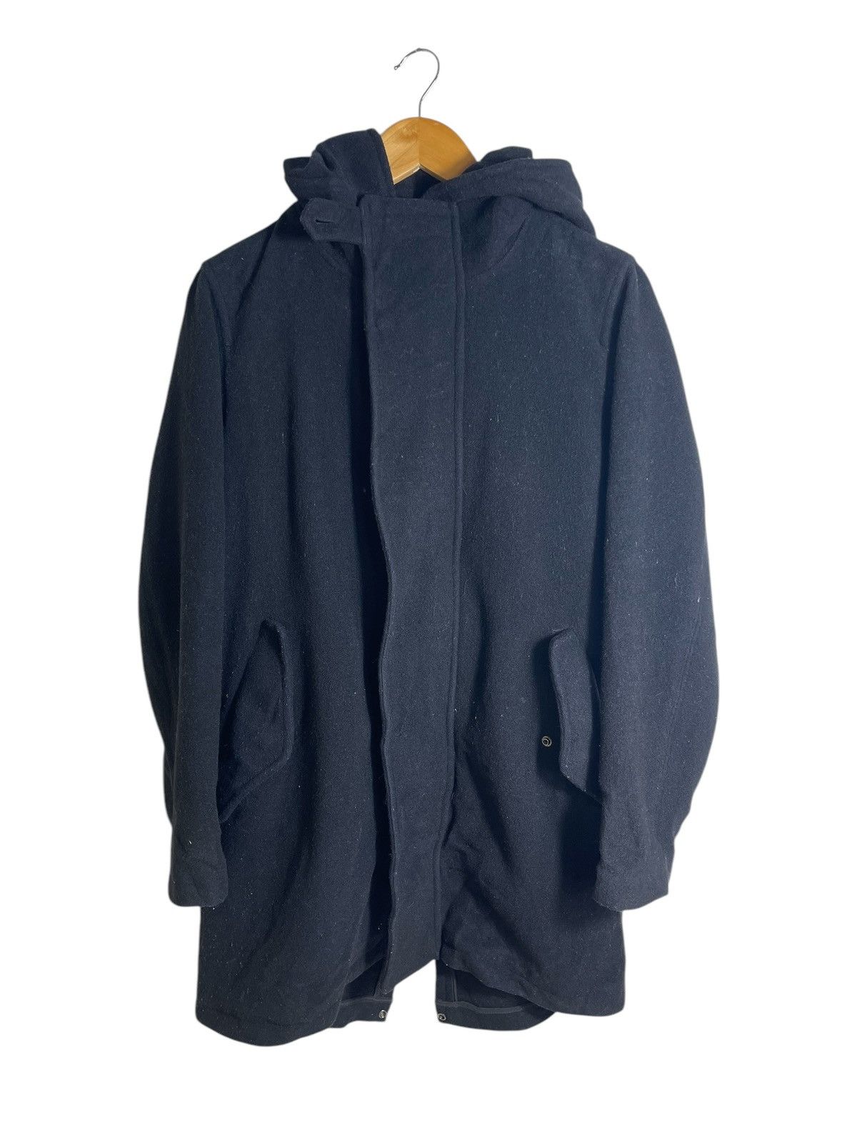 Issey Miyake × Zucca Japanese Brand Issey Miyake Cabanne De Zucca Wool hoodie Size US M / EU 48-50 / 2 - 1 Thumbnail