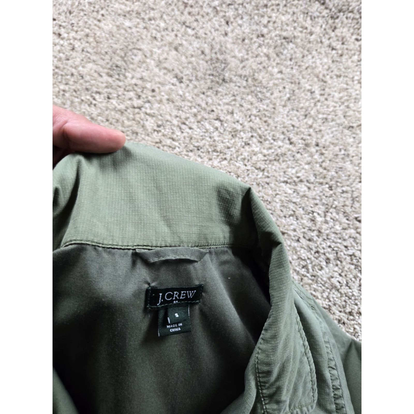 J.Crew J. Crew Military Jacket Womens Small Green Full Zip Pockets Lightweight Size S / US 4 / IT 40 - 5 Thumbnail