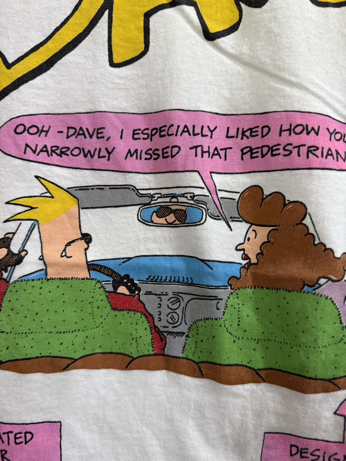 Cartoon Network × Vintage Vintage 90s DAVE David Miller By Creative Images Tee Size US L / EU 52-54 / 3 - 4 Thumbnail