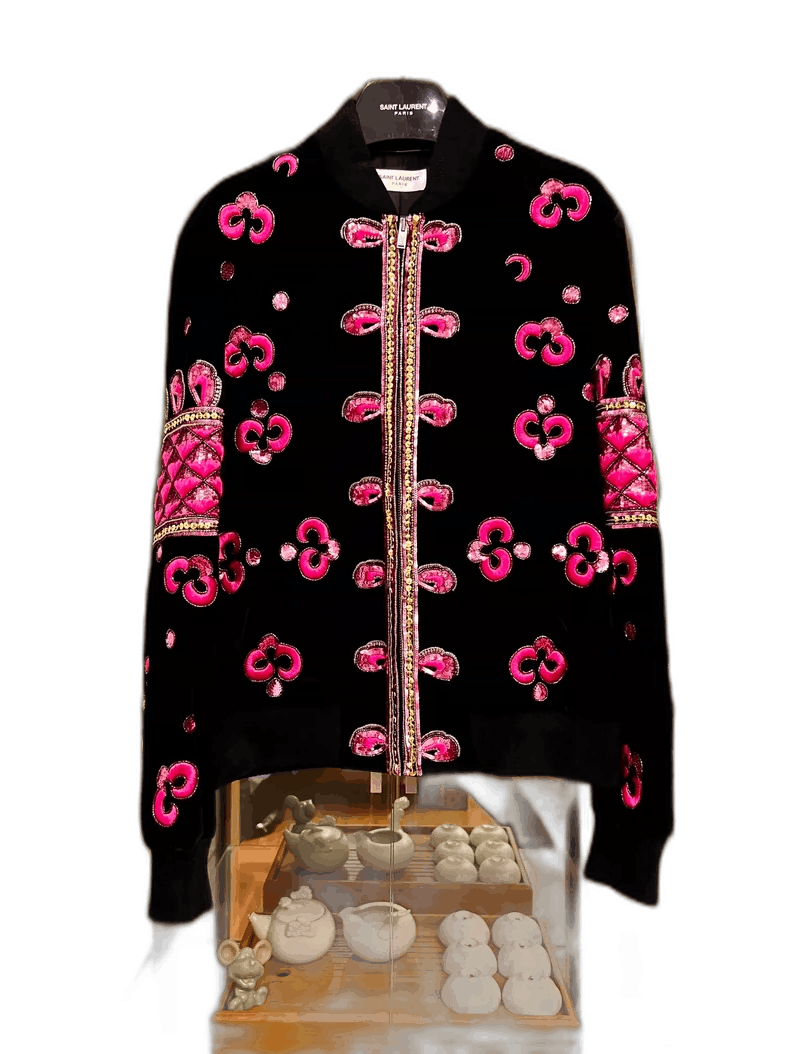 Saint Laurent Paris saint laurent 18fw black velvet jacket Size US S / EU 44-46 / 1 - 1 Thumbnail