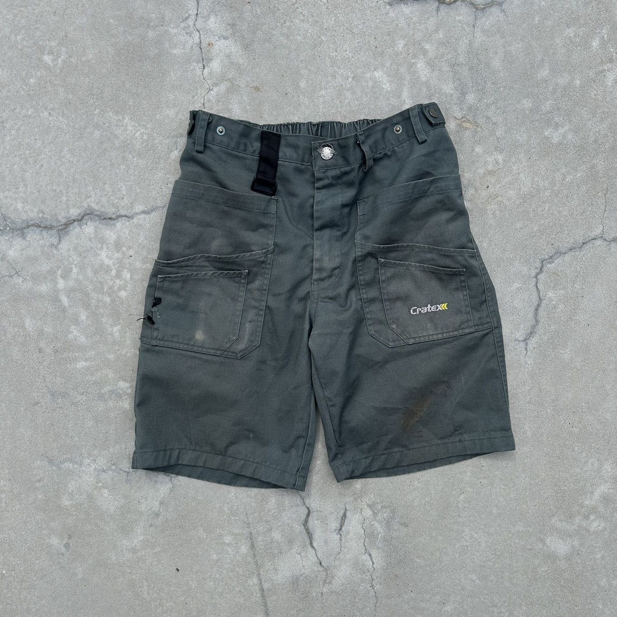 Japanese Brand × Vintage Vintage Japanese Style Cratex Workwear Shorts Multi-pocket Size US 28 / EU 44 - 1 Thumbnail