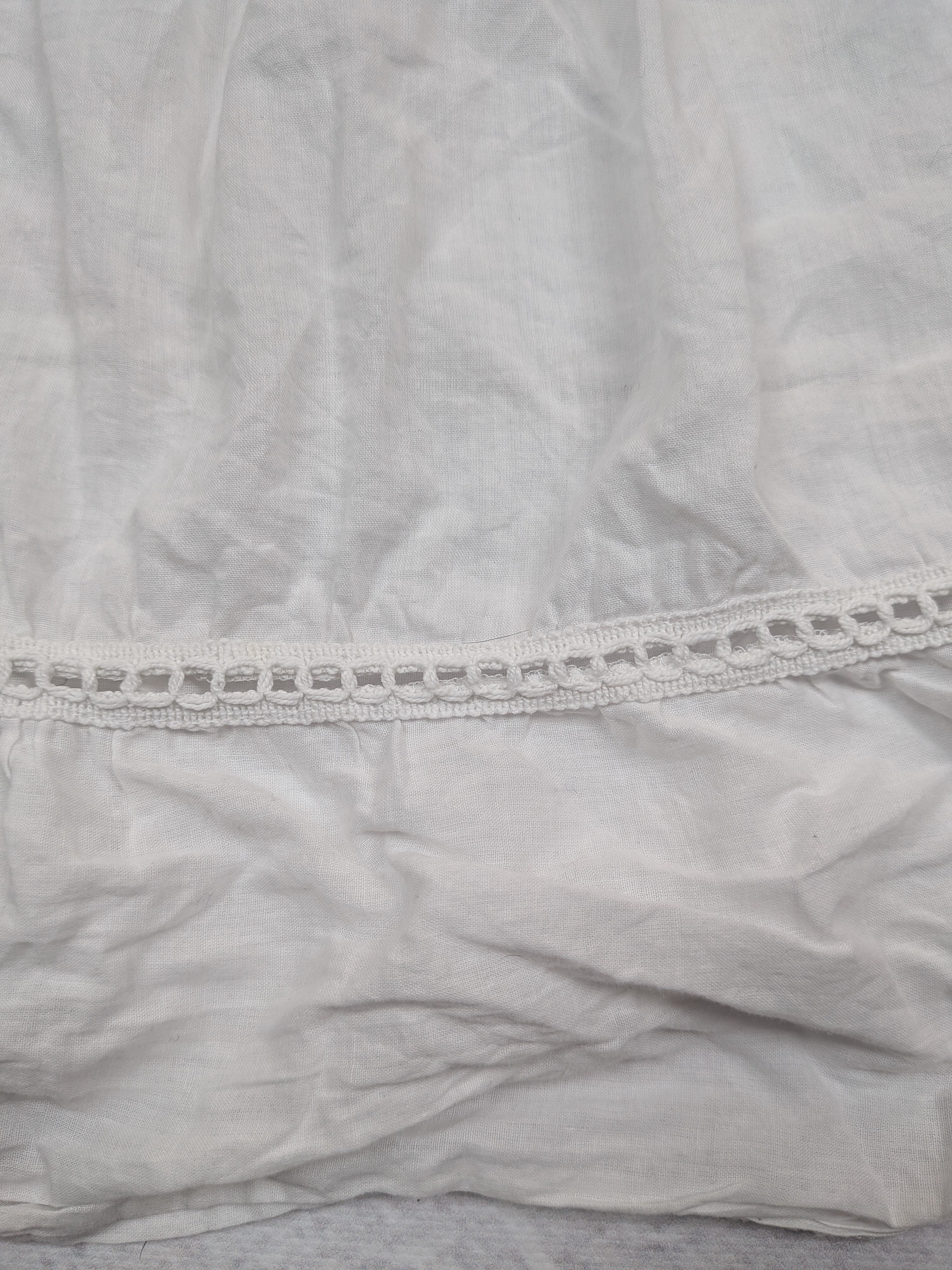 Other Boho Hippie Sundress White Vintage Y2K Size S / M Size M / US 6-8 / IT 42-44 - 4 Thumbnail