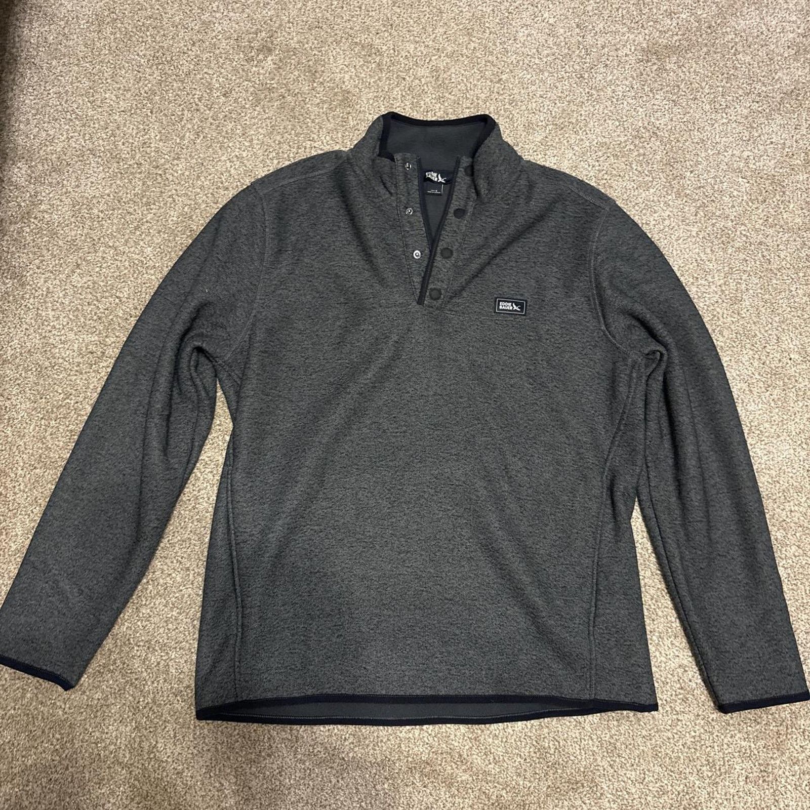 Eddie Bauer Eddie bauer grey quarter quarter button up Size US S / EU 44-46 / 1 - 1 Thumbnail