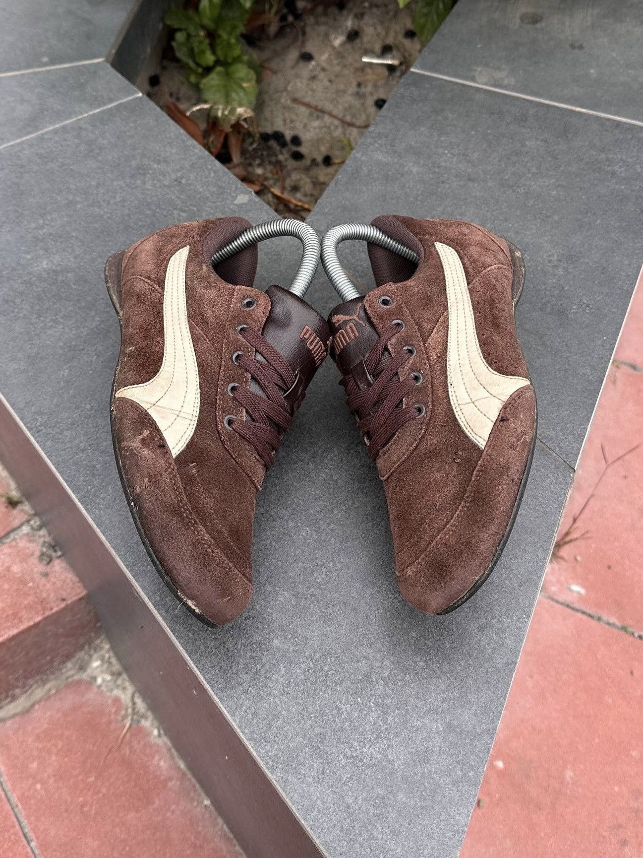 Puma Vintage Puma Speedcat Brown Surde Y2K Sneakers EUR 37 Size US 7 / IT 37 - 10 Thumbnail
