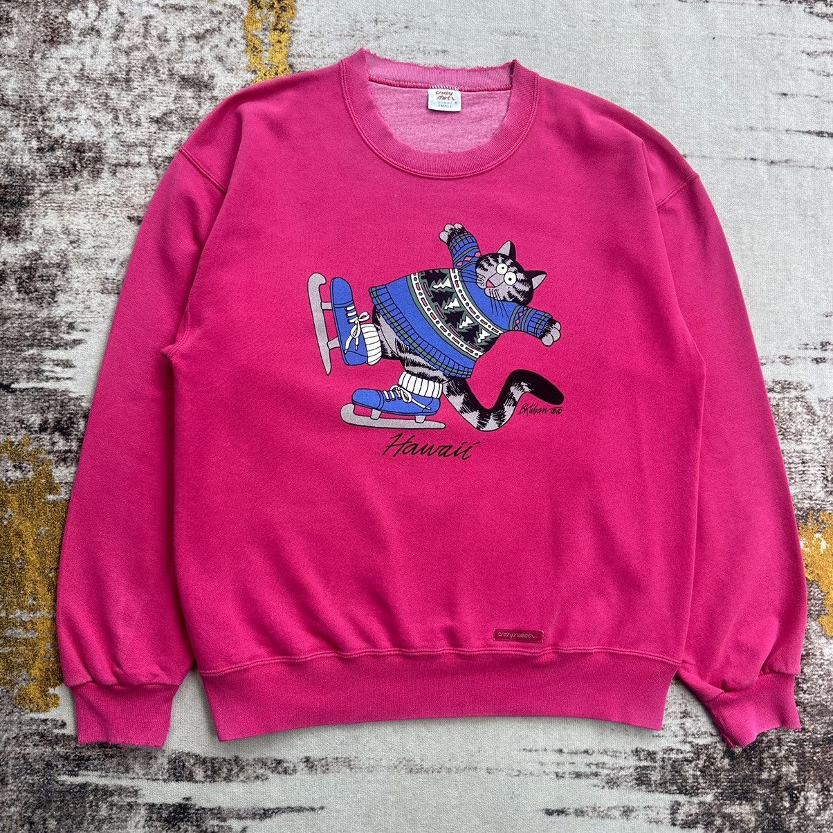 Vintage VINTAGE CRAZY SHIRT HAWAII FAT CAT MADE IN USA Size US S / EU 44-46 / 1 - 2 Thumbnail