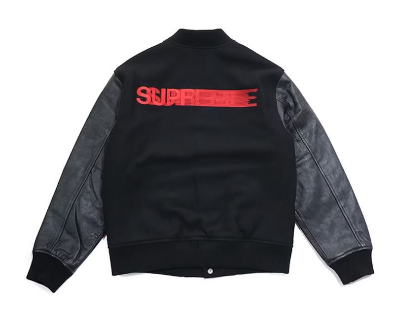 Supreme Supreme Motion Logo Varsity Jacket Size M Size US M / EU 48-50 / 2 - 1 Thumbnail
