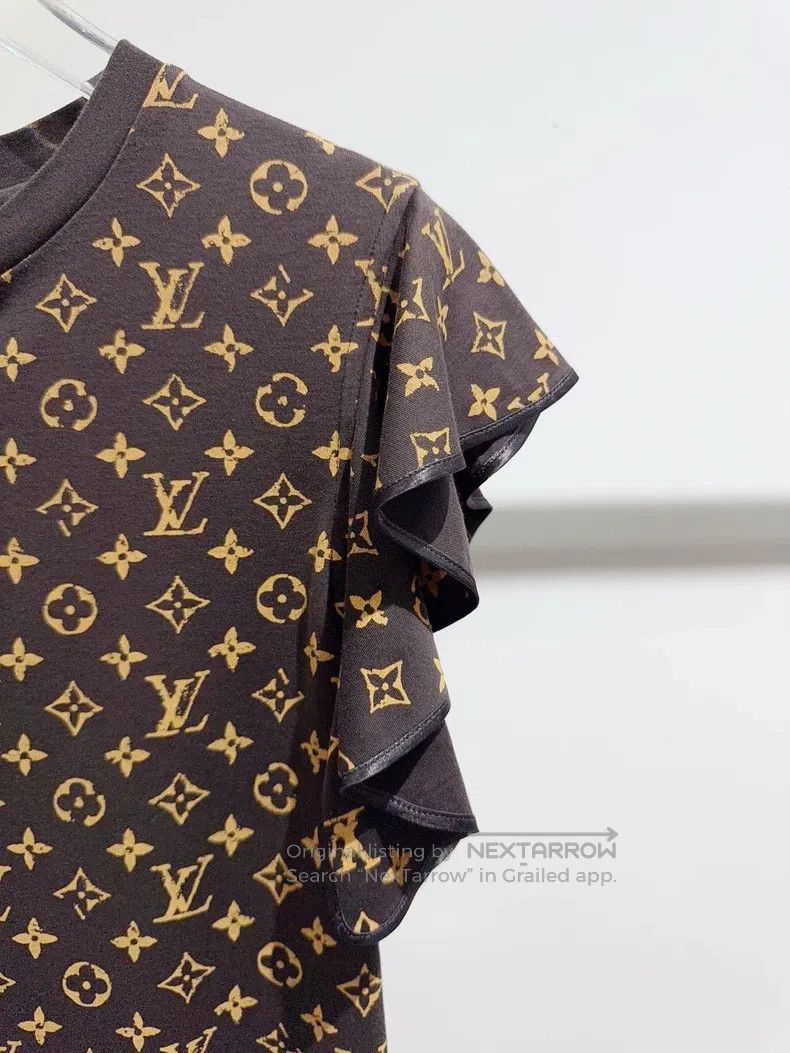 Louis Vuitton Louis Vuitton Ruffle Short Sleeve Size XS / US 0-2 / IT 36-38 - 3 Thumbnail