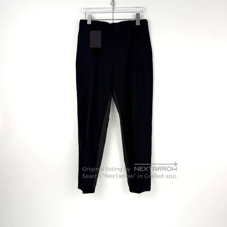 Prada Prada Dark blue sheep wool tie-up suit trousers Size 38R - 3 Thumbnail