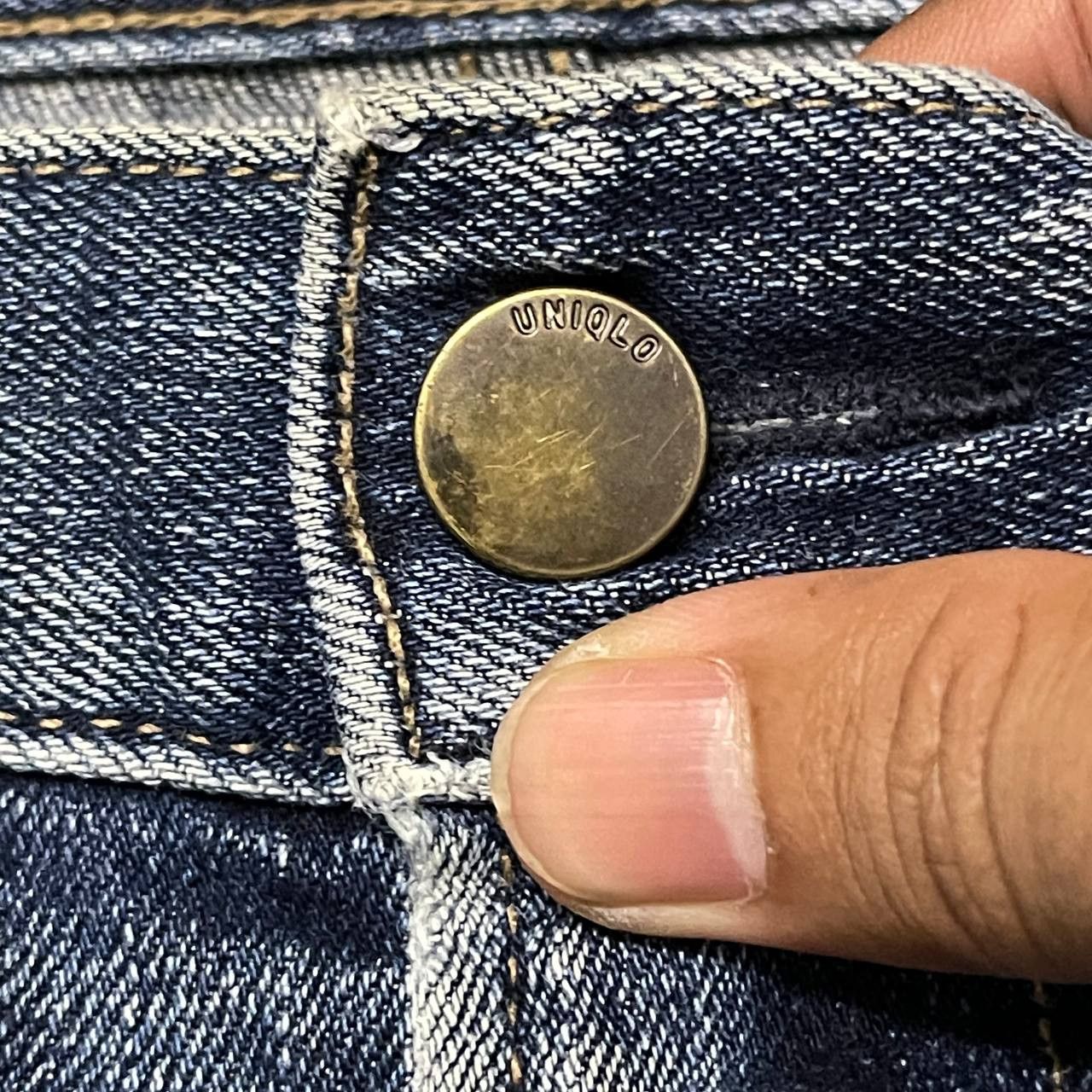 Uniqlo Vintage Japanese Uniqlo Jeans Selvedge Distressed Size US 34 / EU 50 - 7 Thumbnail