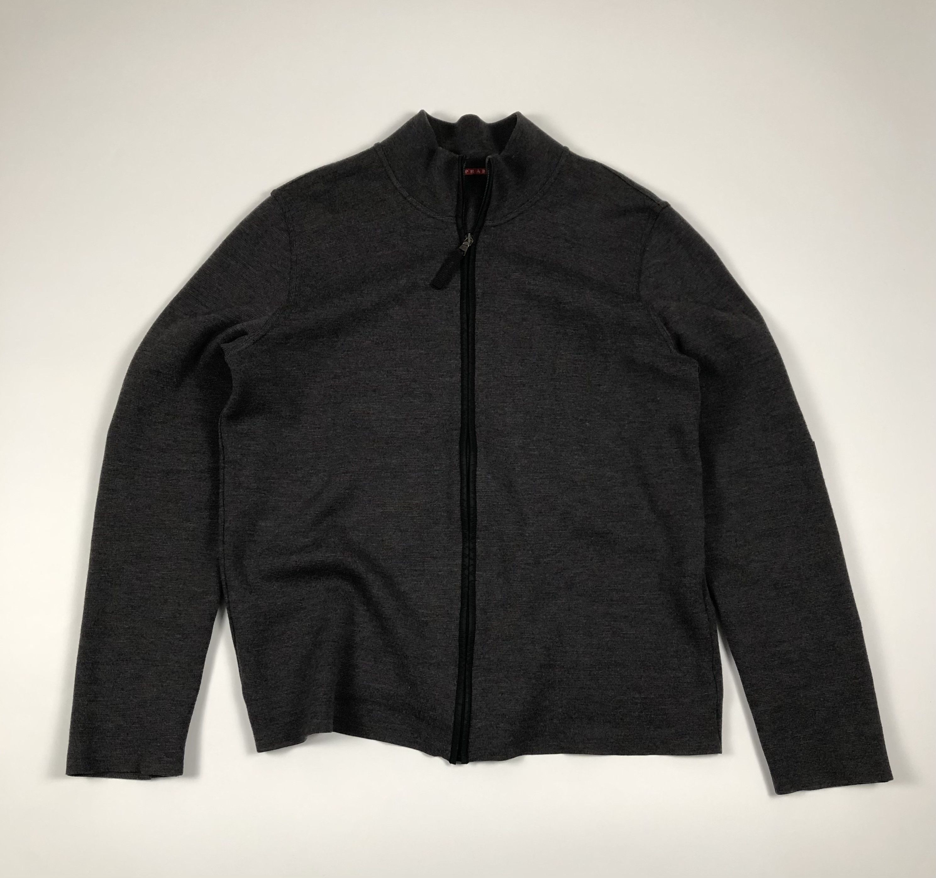 Prada Prada Full Zip Vintage Wool Sweater Size US XL / EU 56 / 4 - 2 Thumbnail