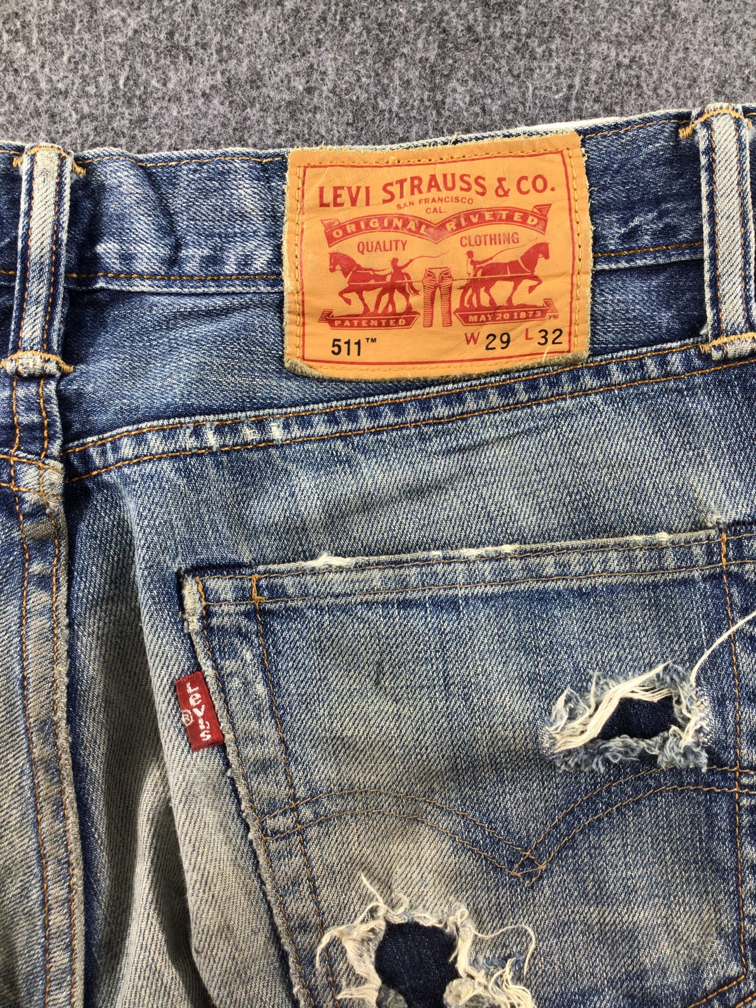 Levi's × Vintage Distress Levis 511 Jeans-JM151 Size US 31 - 6 Thumbnail