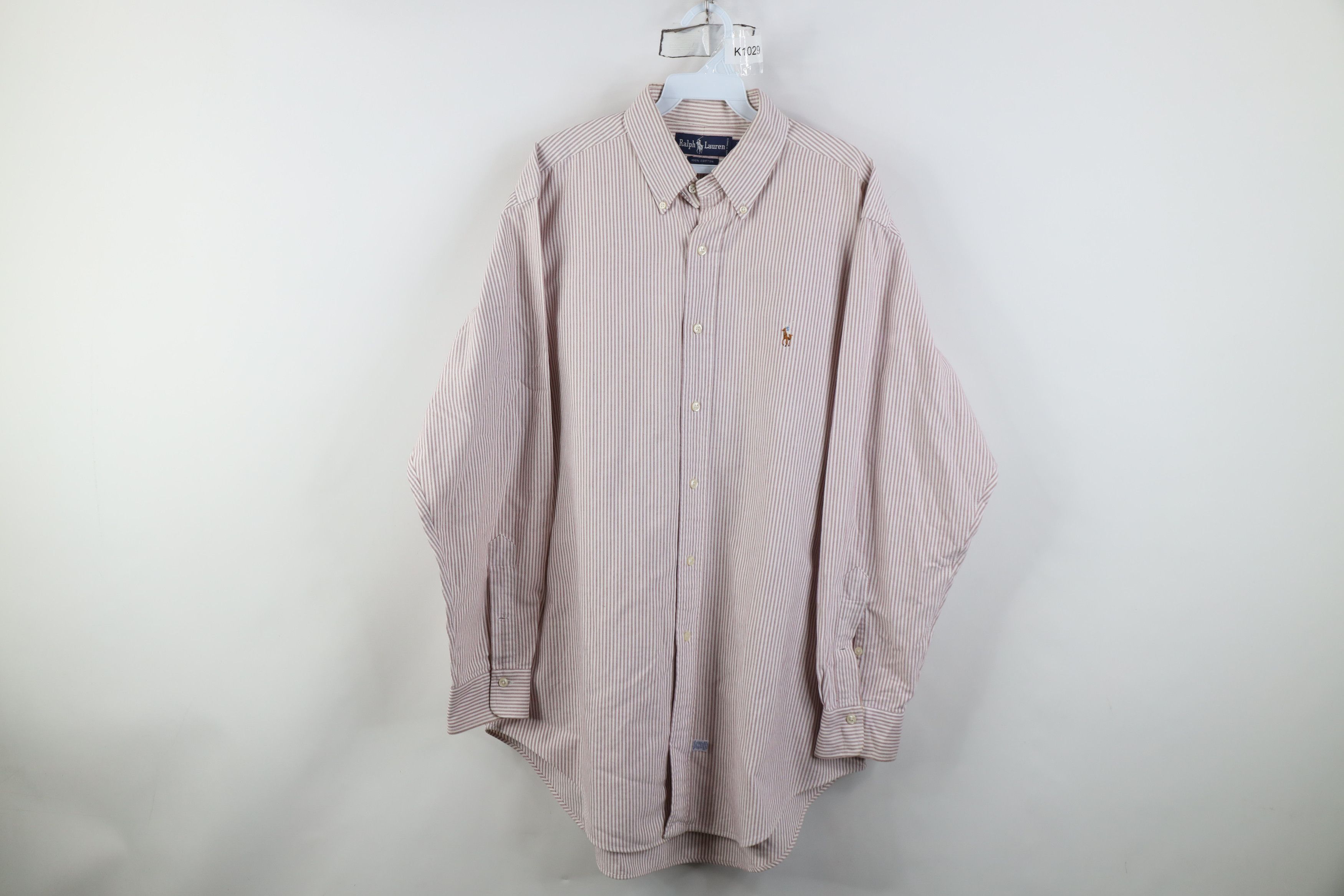 Polo Ralph Lauren Vintage 80s 90s Ralph Lauren Collared Button Down Shirt Size US M / EU 48-50 / 2 - 1 Thumbnail