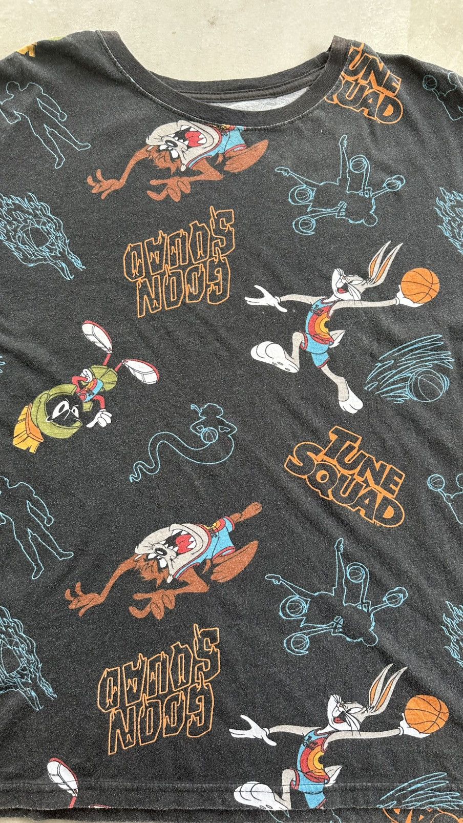 Vintage TUNE SQUAD ALL OVER PRINT TEE Size US XL / EU 56 / 4 - 2 Thumbnail