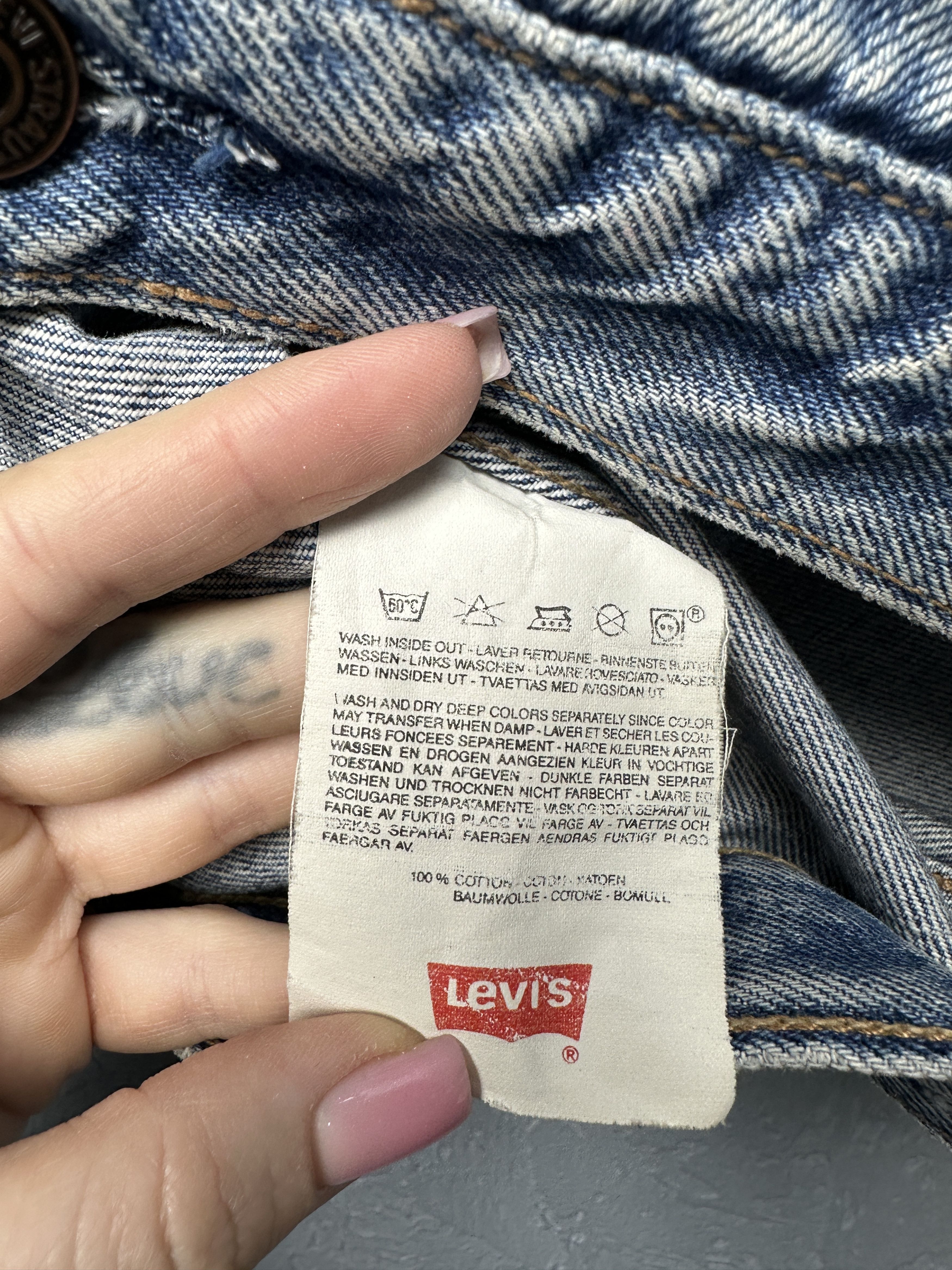 Levi's Levi's 90s Vintage Mens Denim Vest Size US M / EU 48-50 / 2 - 7 Thumbnail
