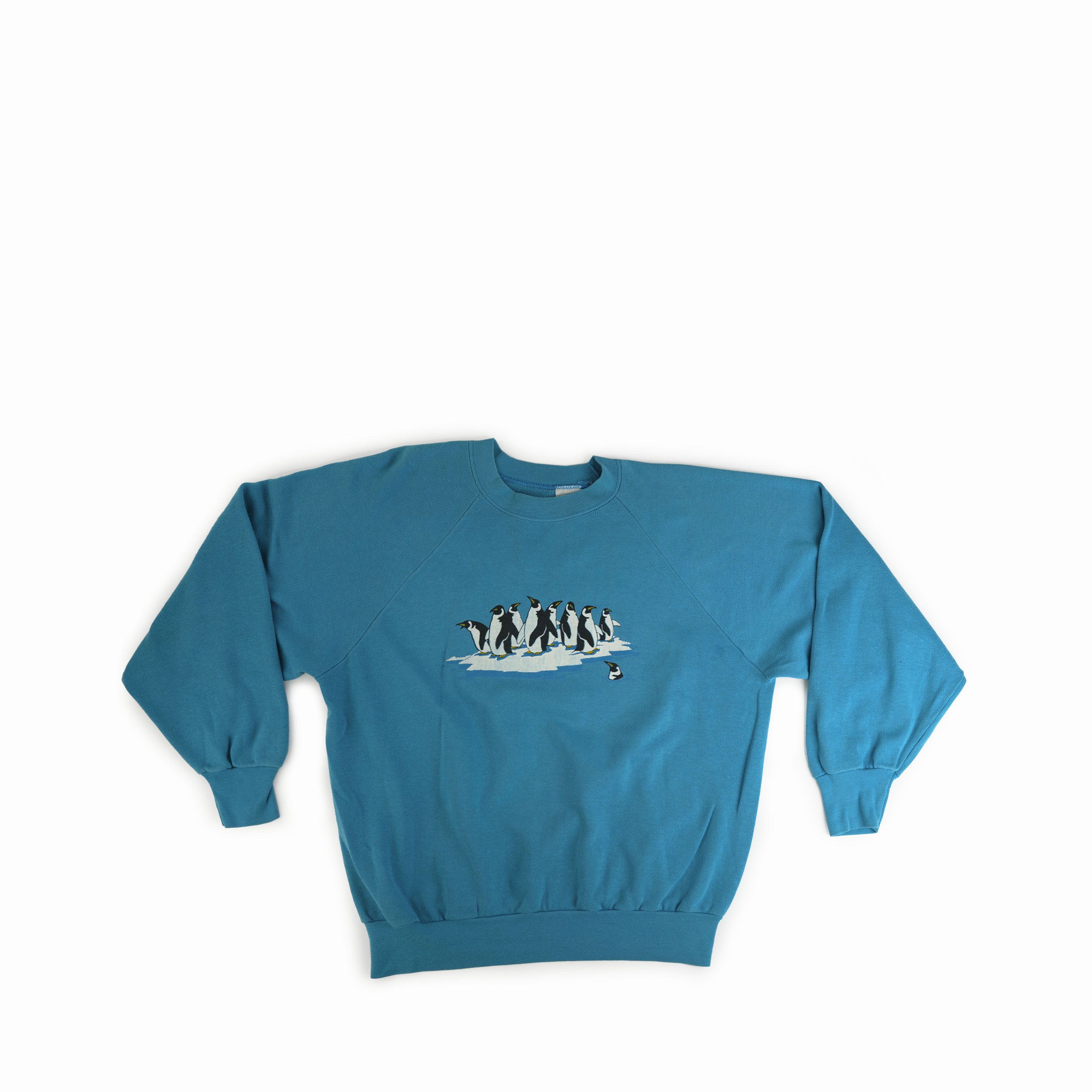 Vintage Vintage 1987 Man Of The Year Penguin Crewneck Size US L / EU 52-54 / 3 - 1 Thumbnail