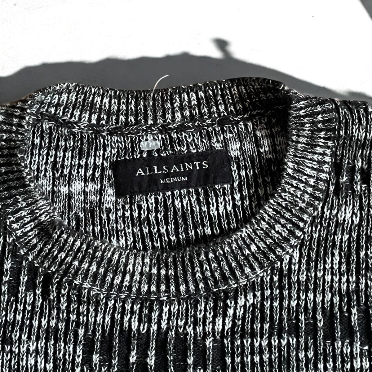 Allsaints × Designer ALLSAINTS KNIT SWEATER PULLOVER CREWNECK GRAY Casual Size US M / EU 48-50 / 2 - 2 Thumbnail