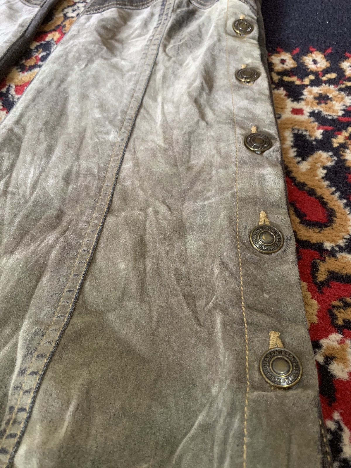 Japanese Brand Vintage Flare ORIRIN Bootcut Side Button Leg Denim Size 28" / US 6 / IT 42 - 8 Thumbnail